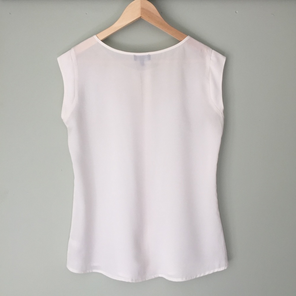 The Limited Pleated Front Ruffle Shell - Picture 2 of 3